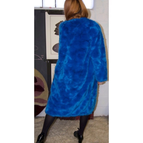 Free People Vibrant Blue Long Coat - Picture 8 of 16